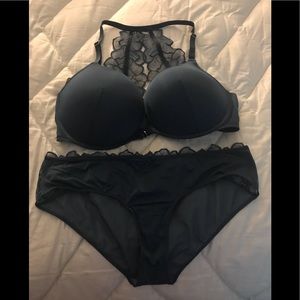 Adore Me Bra set NWT color green